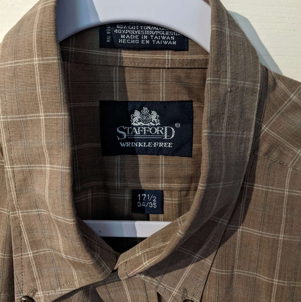 Men's long sleeve button down